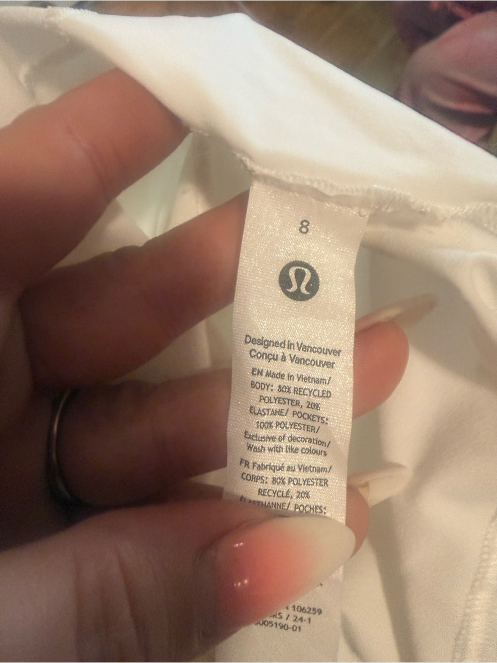 🔥lululemon White Mist packable Hooded Lightweight windbreaker! LIKE NEW! Size 8 - Picture 8 of 11